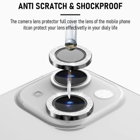 Camera lens protector for iPhone 14, iPhone 14 Plus Camera Lens Protector - Picture 2 of 6